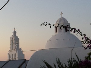 La cupola di una chiesa ortodossa a Karterados