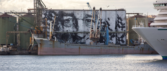 Waterfront Vhils a Catania