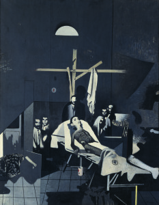 Senza resurrezione, 1968, acrilico su tela, cm. 223 x 175,5 (donato alla Galleria degli Uffizi)