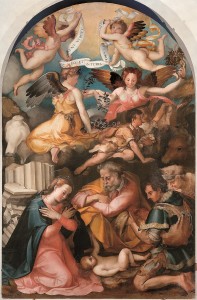 Natività 1555 circa Tavola Firenze, chiesa di San Michele a San Salvi 