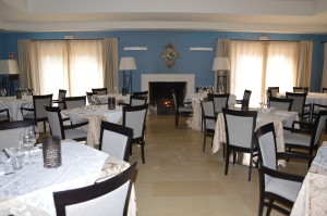 La sala ristorante. ph Maria Mattina